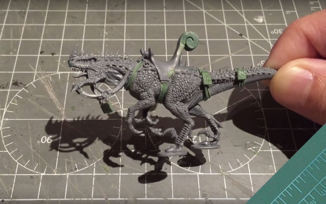 Building Seraphon Cold One. Part 1: The Mount