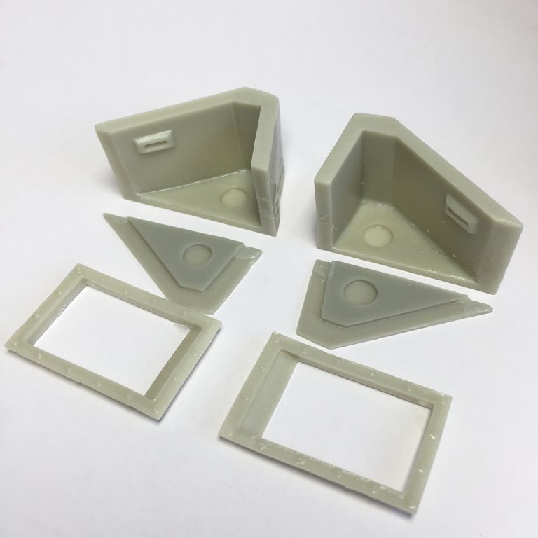 Warhammer 40k Conversion Kit – Internal Side Sponsons For Rogal Dorn Tank – Death Korps Of Krieg Theme