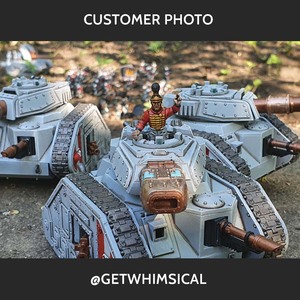 Converted plastic Leman Russ with Internal Sponsons by Getwhimsical