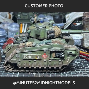 Rogal Dorn Battle Tank with Internal Sponsons: Customer photo @minutes2midnightmodels