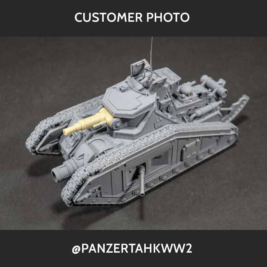 Warhammer 40k Compatible Leman Russ Compatible Tank Turret And Demolisher Cannon 