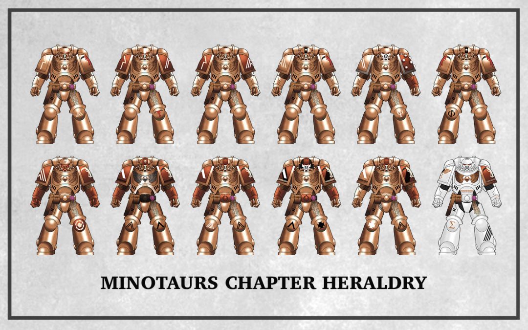 Minotaurs Chapter Heraldry and Markings