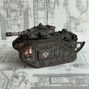 Vengeance cannon with Internal Sponson Covers on Leman Russ Battle Tank