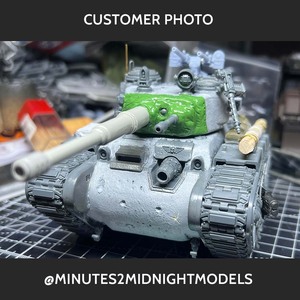 Rogal Dorn Battle Tank with Eliminator Cannon and Muzzle Brake. Customer photo by @minutes2midnightmodels