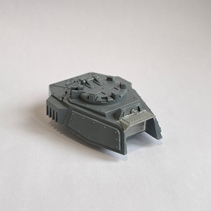 Fully assembled Leman Russ turret with the Turret Conversion kit using the Battle Cannon turret.
