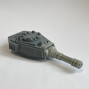 Fully assembled Leman Russ turret with the Turret Conversion kit and Vengeance Cannon.